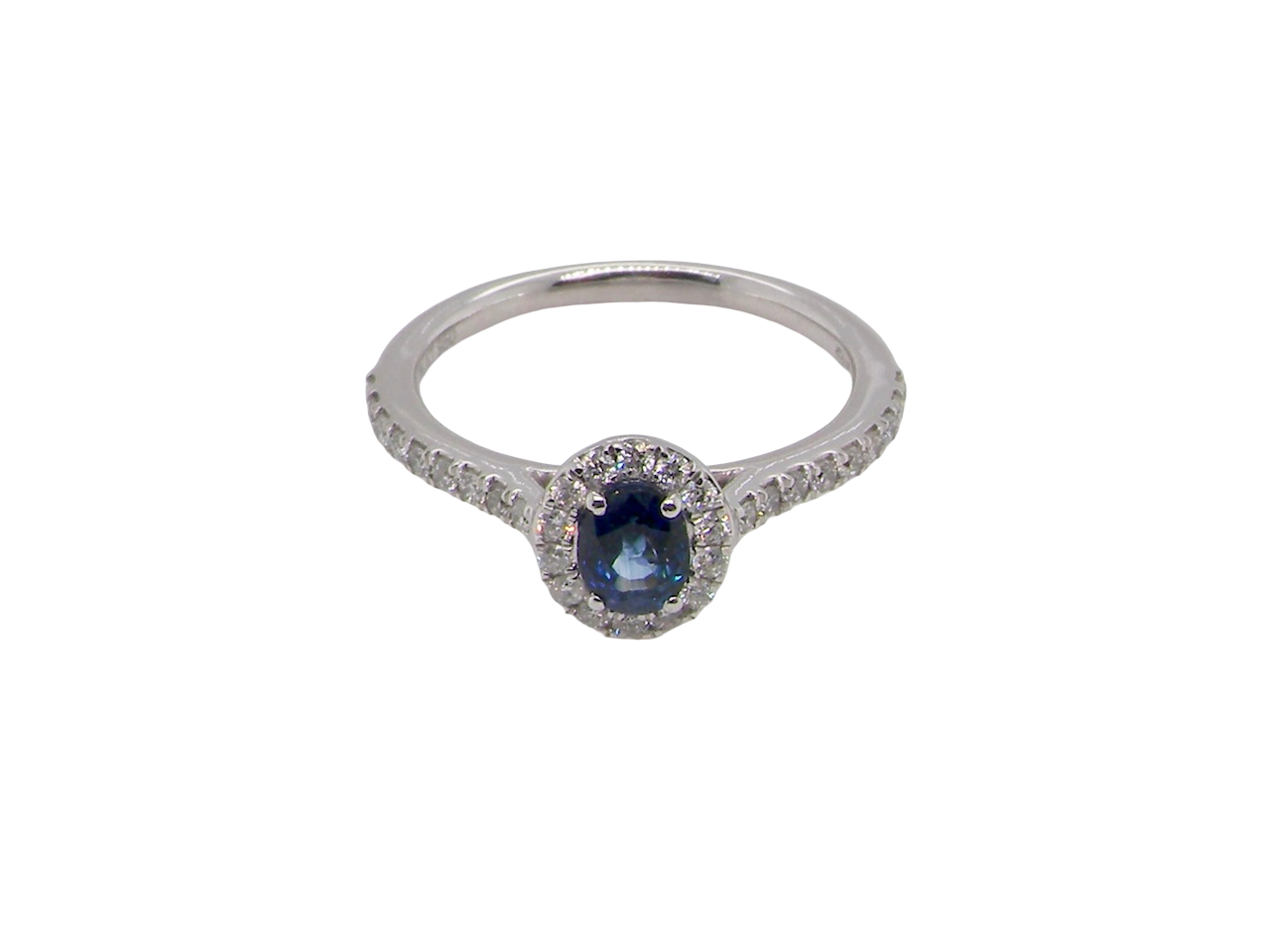 Sapphire & Diamond Engagement ring