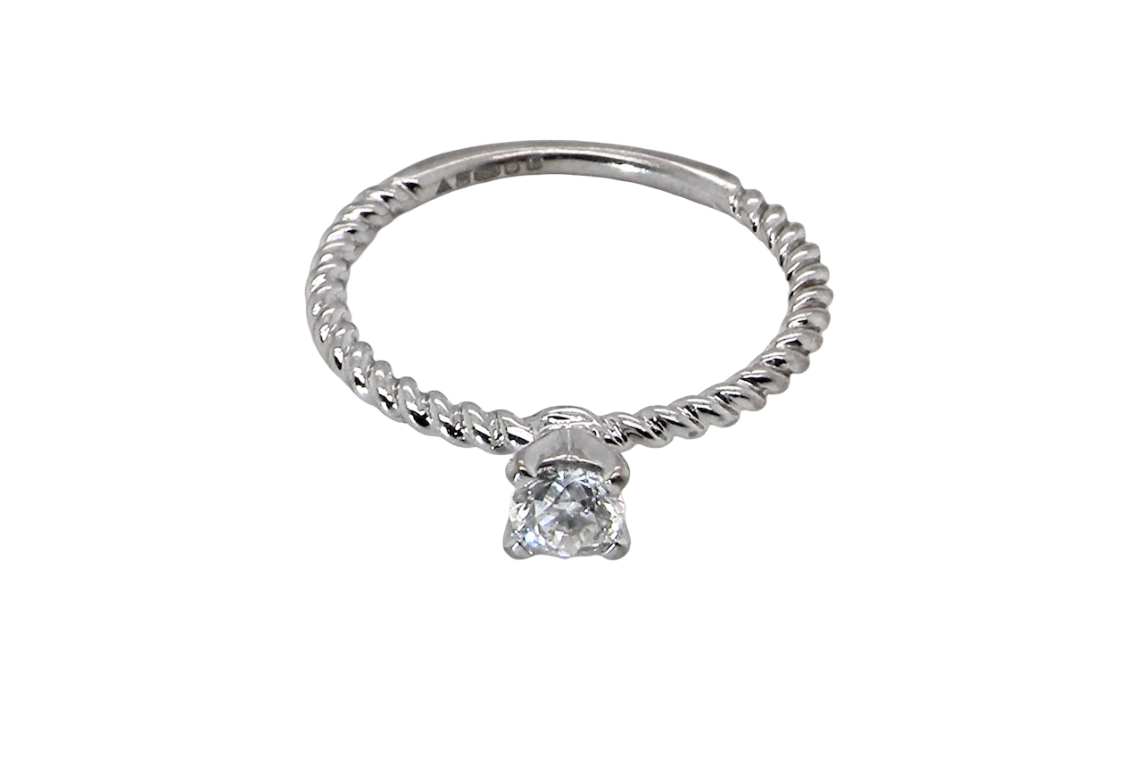 A solitaire Diamond Ring