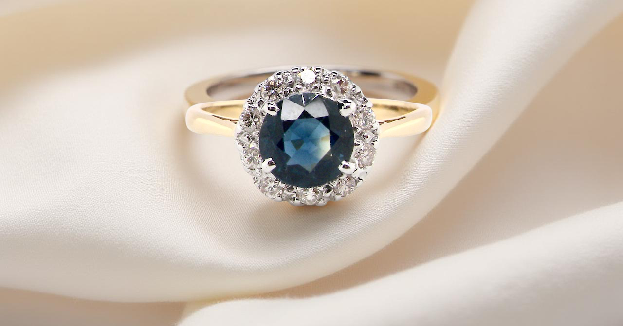 A vintage Sapphire and Diamond Ring