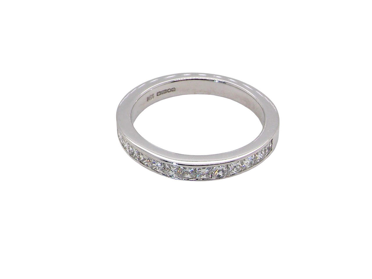 An 18 carat White Gold Diamond  Eternity Ring