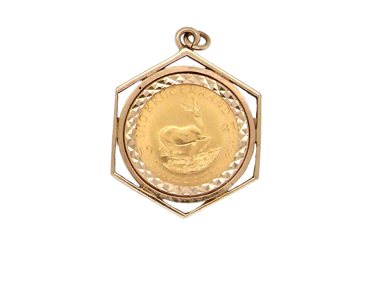 1/10th Krugerrand pendant
