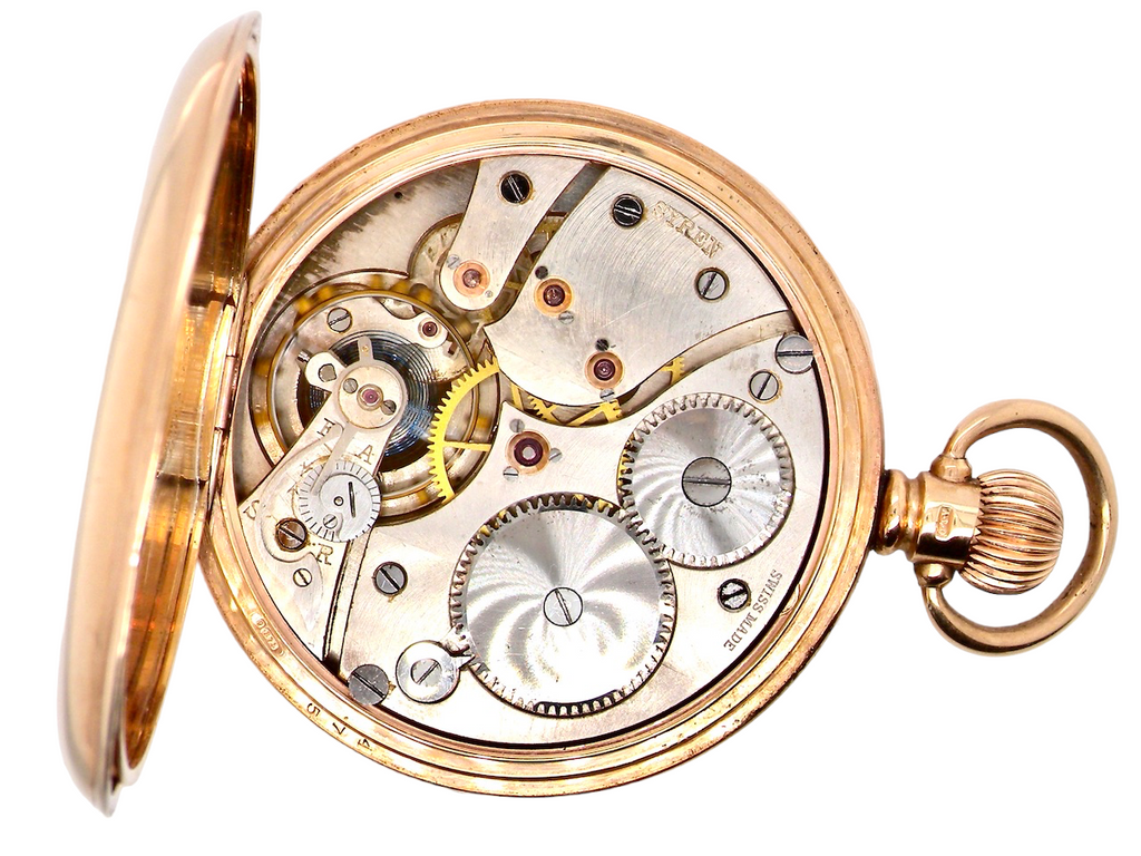  9 carat gold pocket watch movement