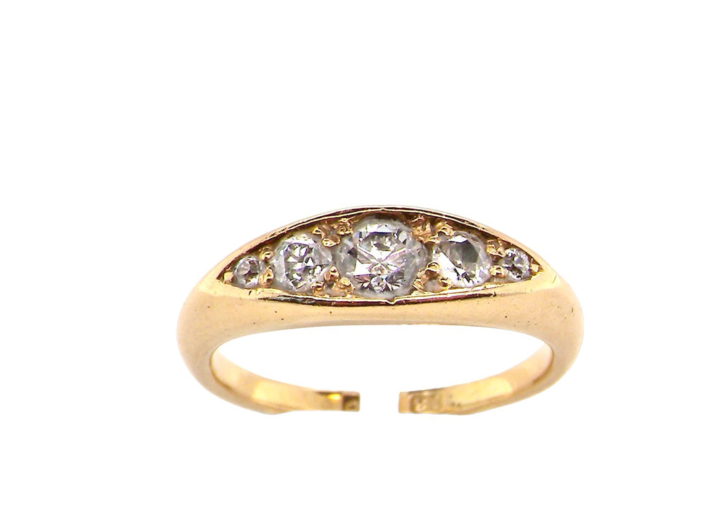 Edwardian 5 stone diamond ring