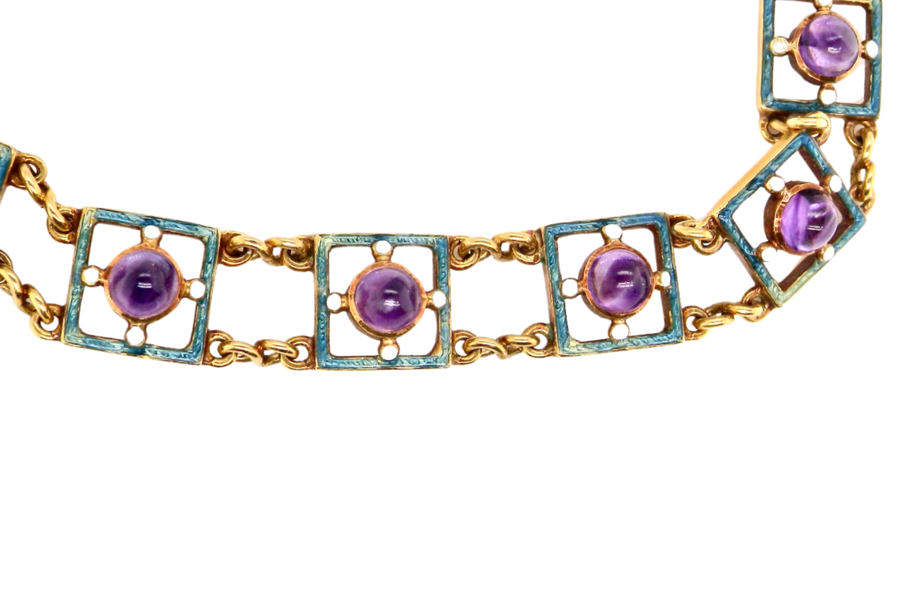Victorian amethyst bracelet