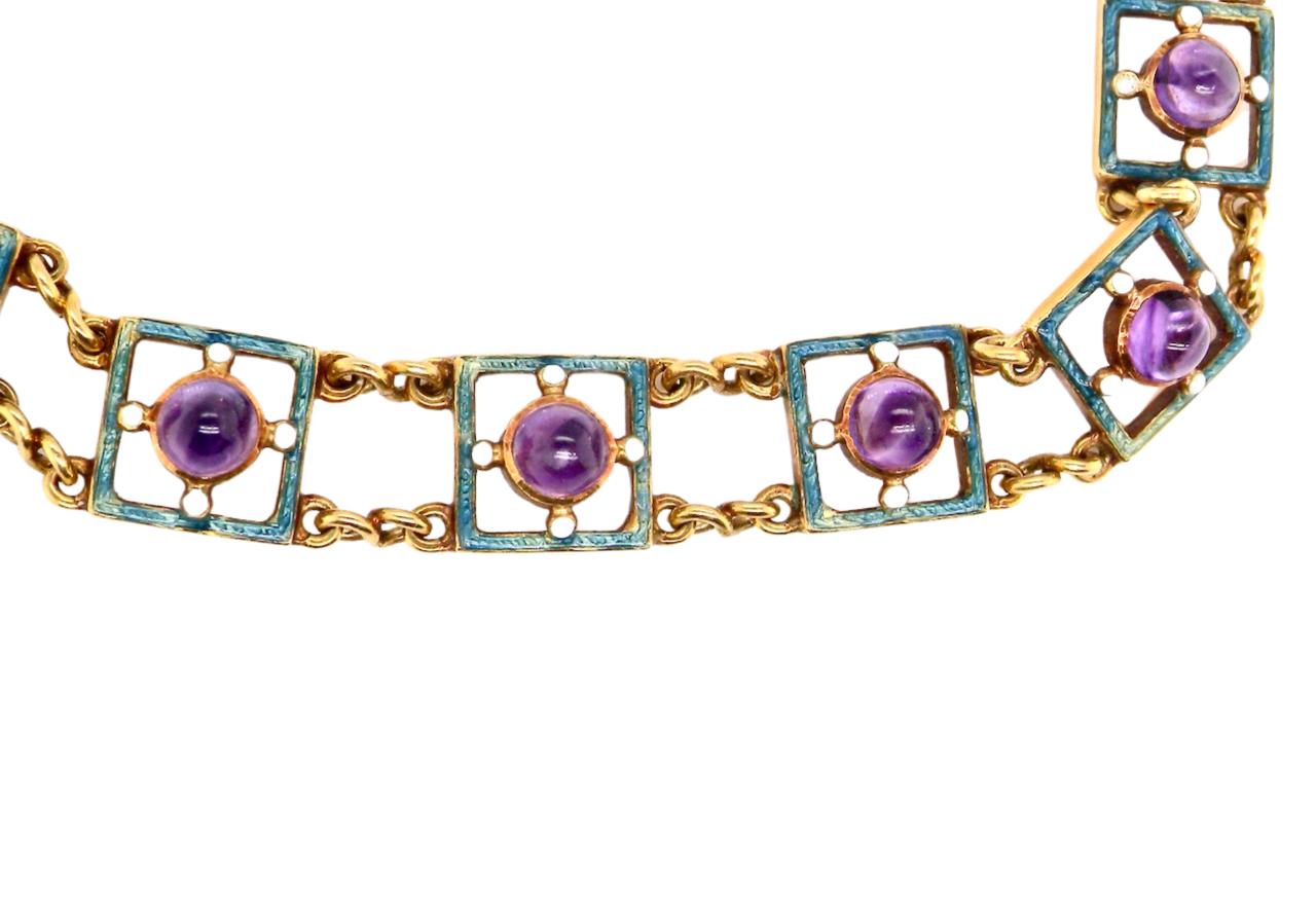 Victorian amethyst bracelet