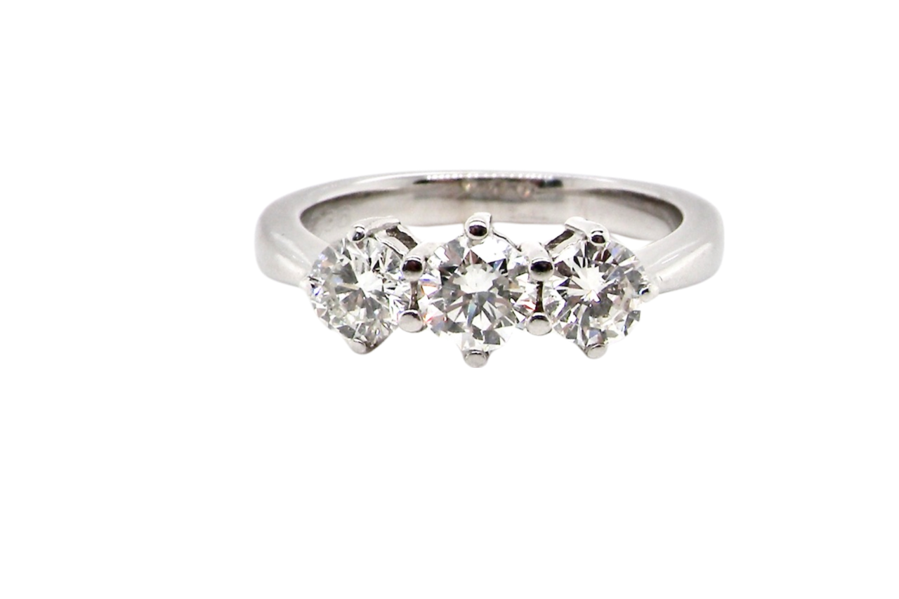 Trilogy diamond ring