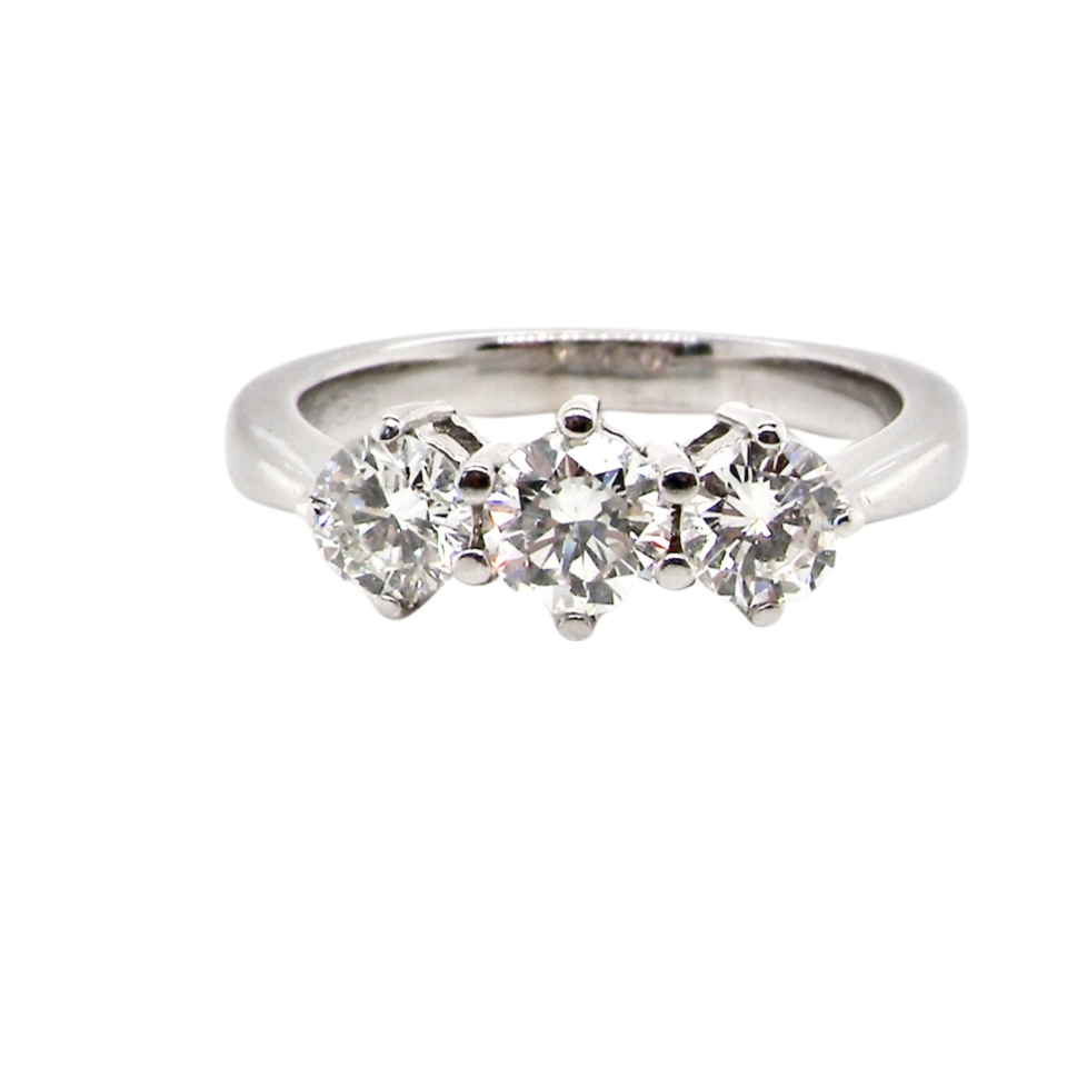 Trilogy diamond ring