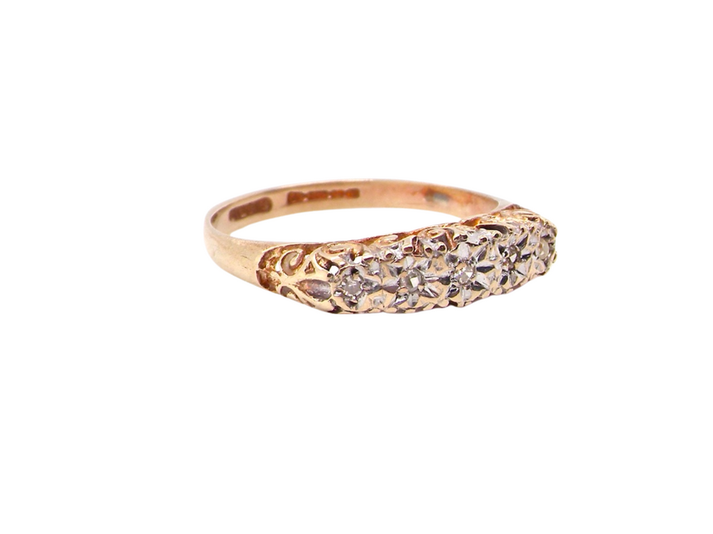 Victorian style diamond ring