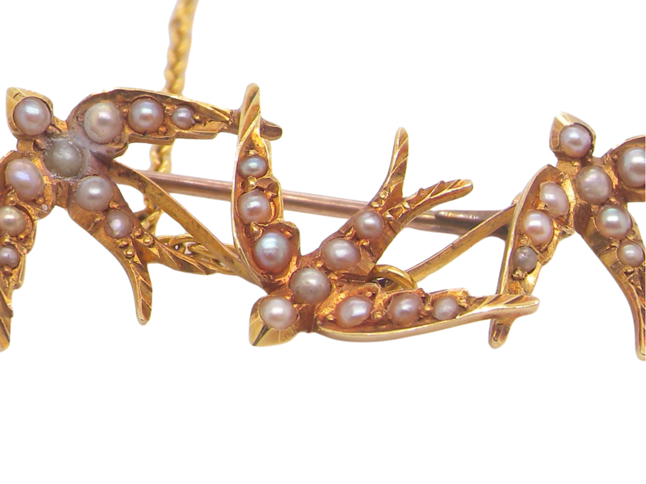swallow brooch