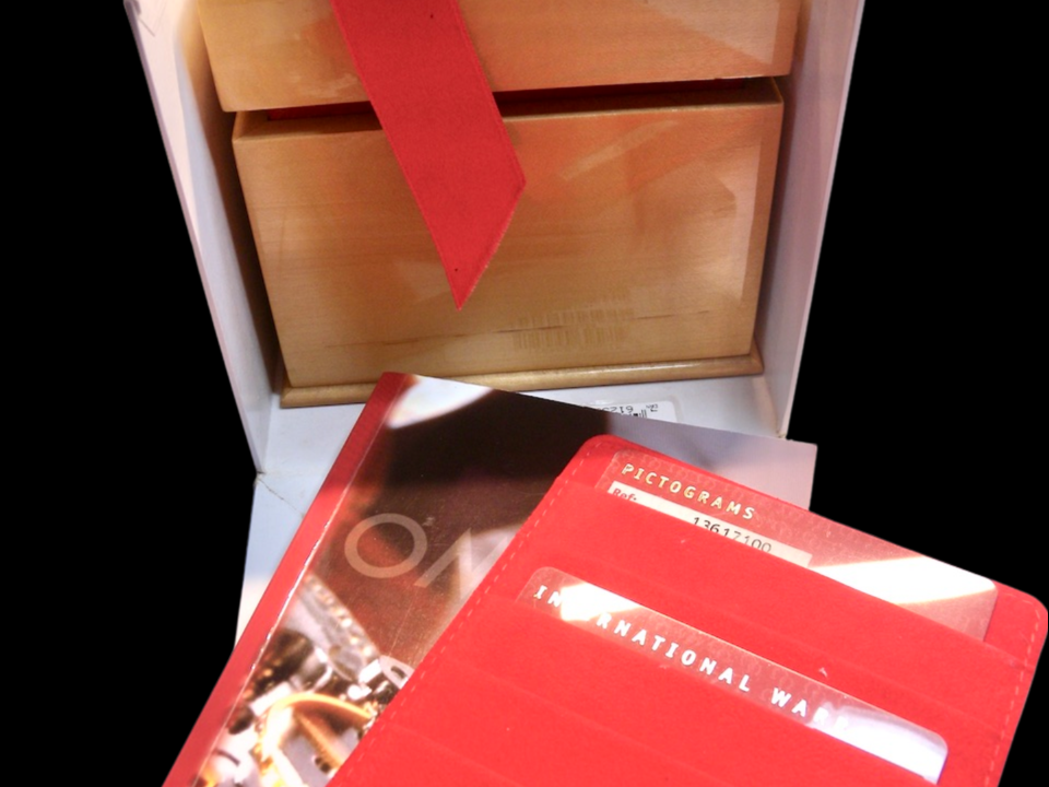 Omega Constellation wrist watch box and papers