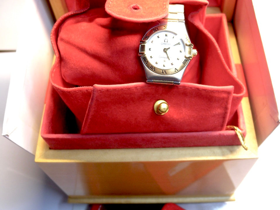 Boxed Omega Constellation wrist watch