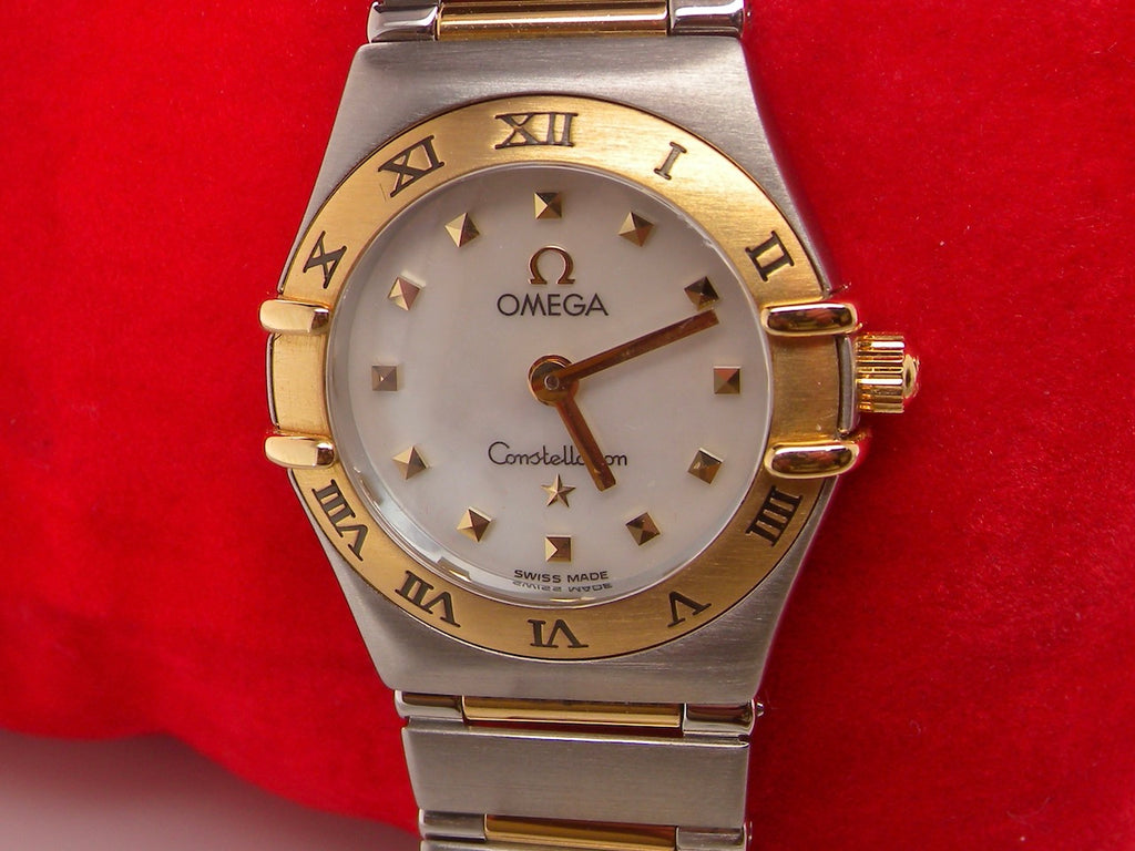 A woman's Omega Constellation watch