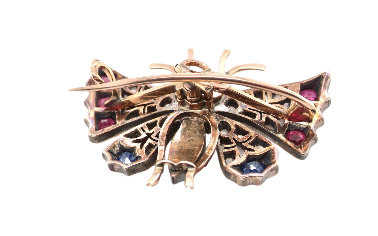 A Vintage butterfly brooch