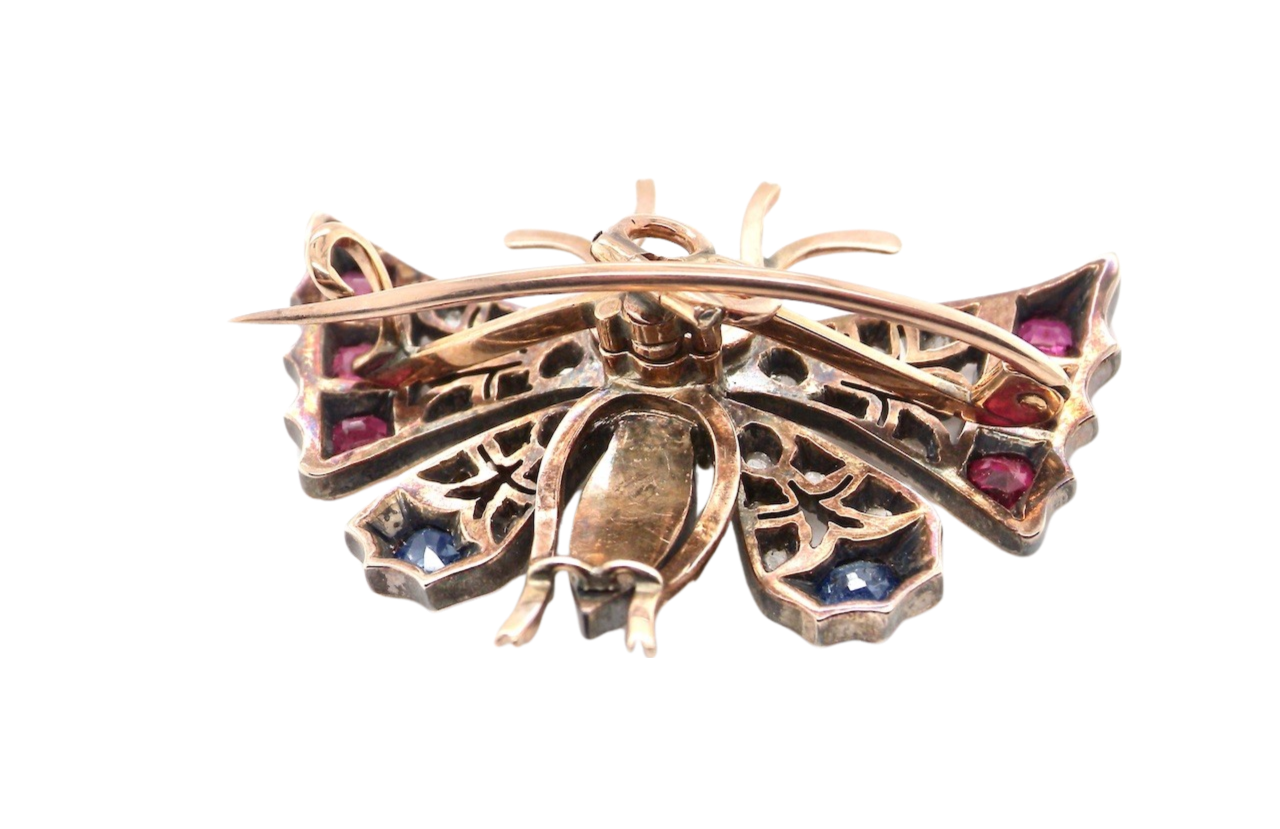 A Vintage butterfly brooch