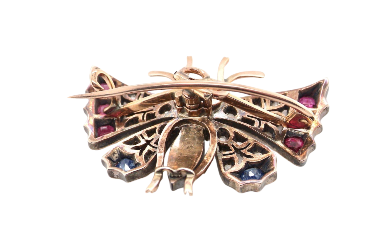 A Vintage butterfly brooch