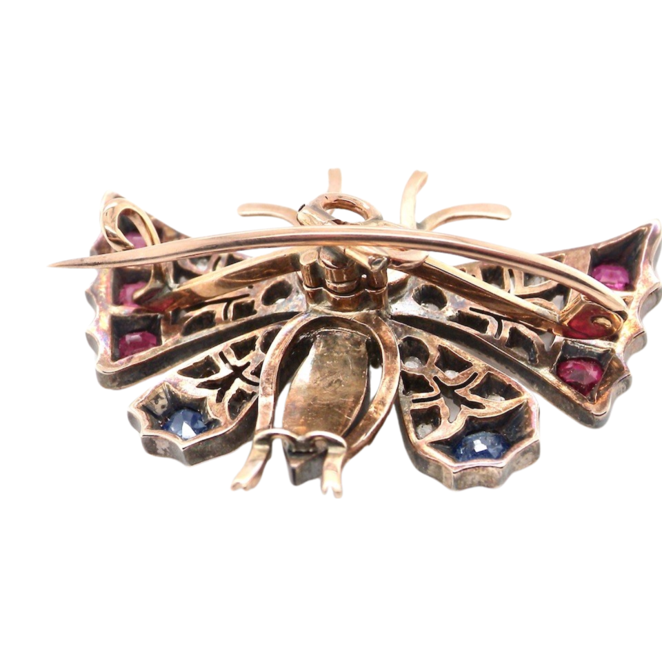 A Vintage butterfly brooch