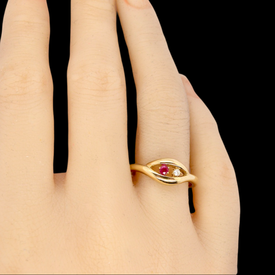 Ruby and Diamond Ring