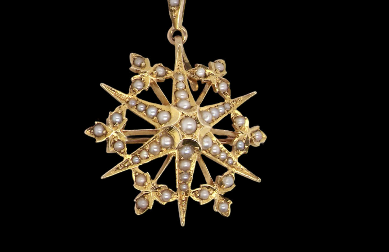 seed pearl pendant