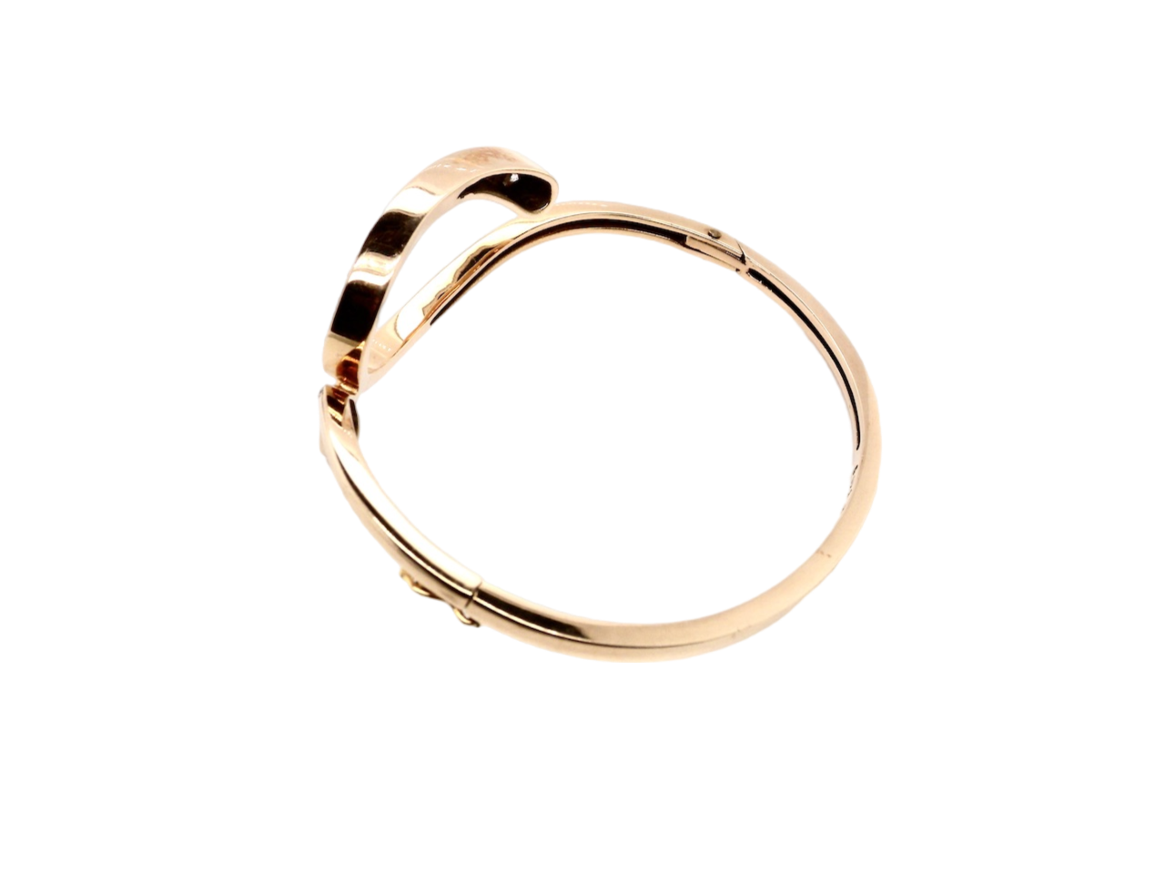 diamond loop bangle