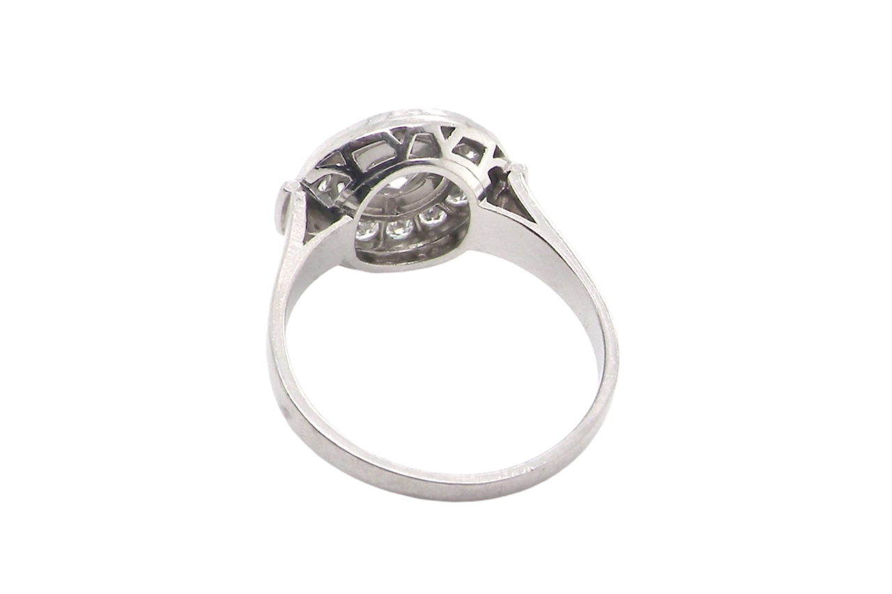 rear view diamond cluster ring