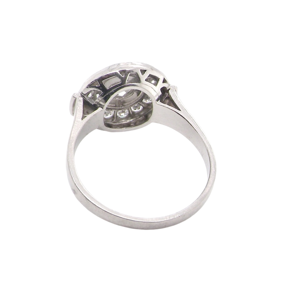 rear view diamond cluster ring