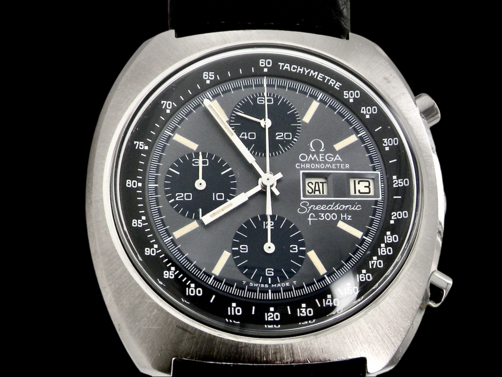 An Omega Speedsonic watch