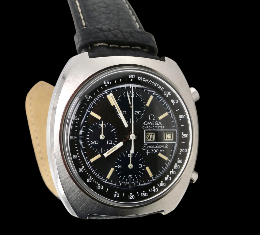 1970s Omega Speedsonic wrist watch