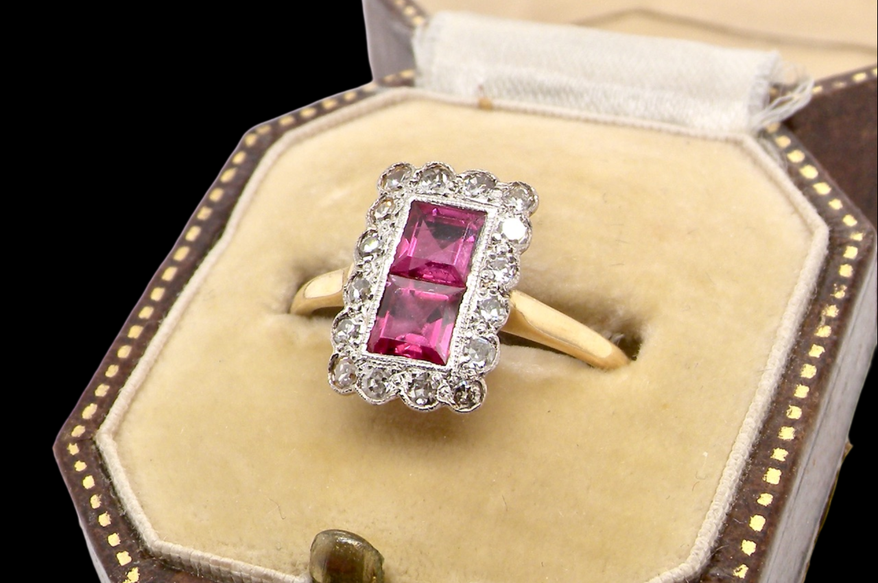 ruby and diamond ring