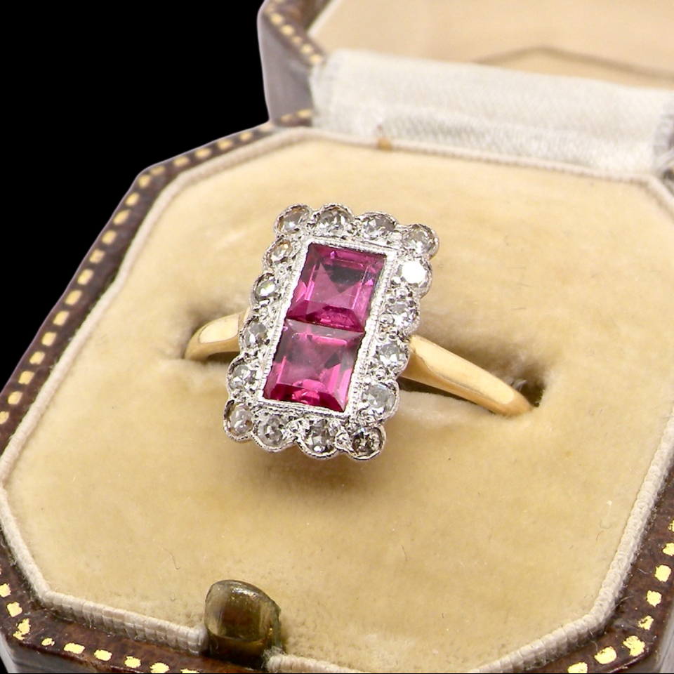 ruby and diamond ring