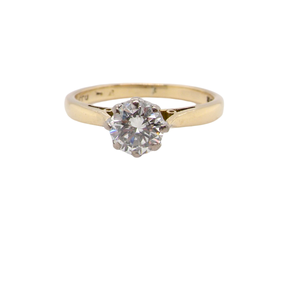 A classic Solitaire Diamond Ring