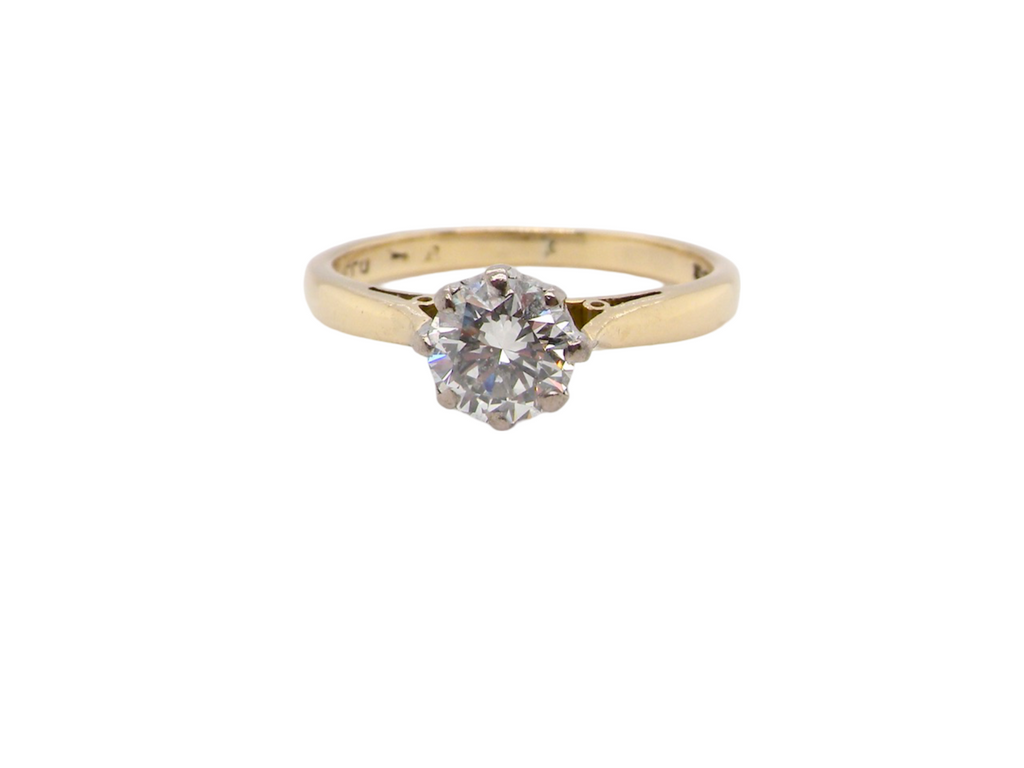 A classic Solitaire Diamond Ring