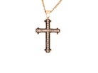 Diamond Set Cross and Chain