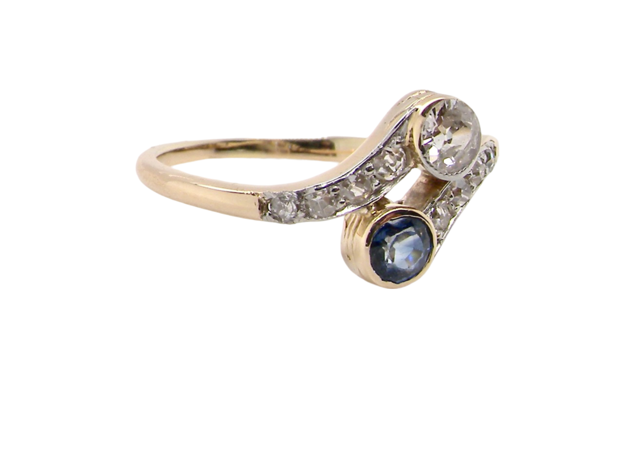 Sapphire and Diamond Ring