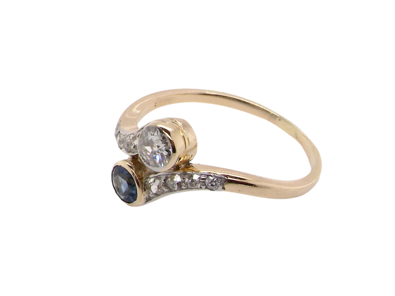 Sapphire and Diamond Ring