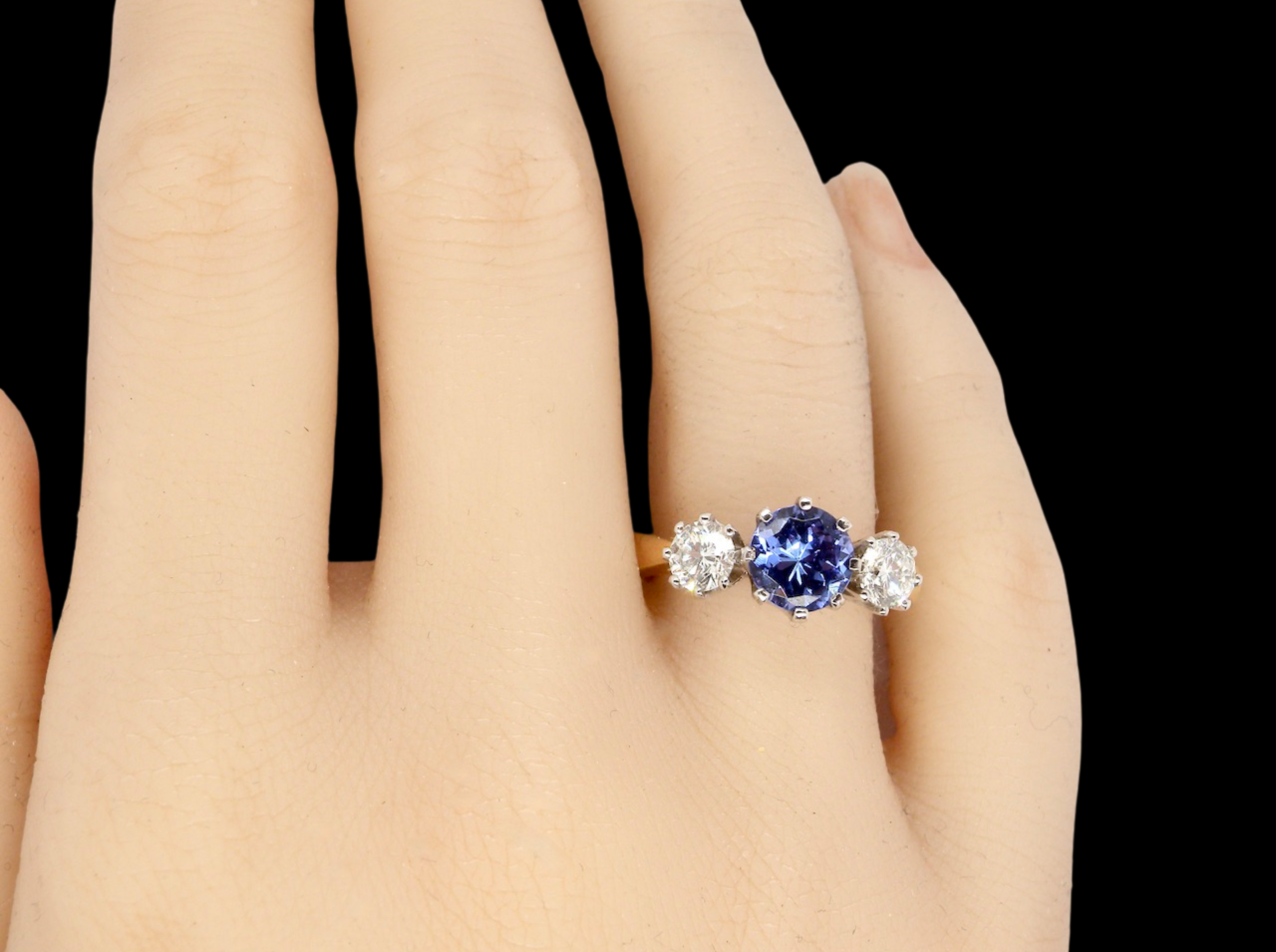 Impressive Tanzanite and Diamond Ring