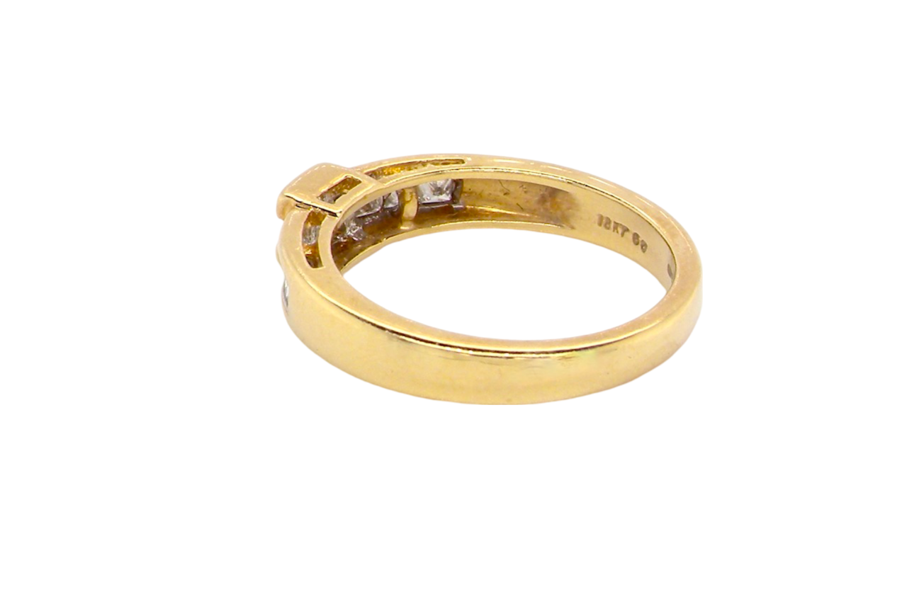 A modern Diamond Ring rear view