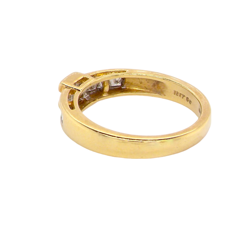 A modern Diamond Ring rear view