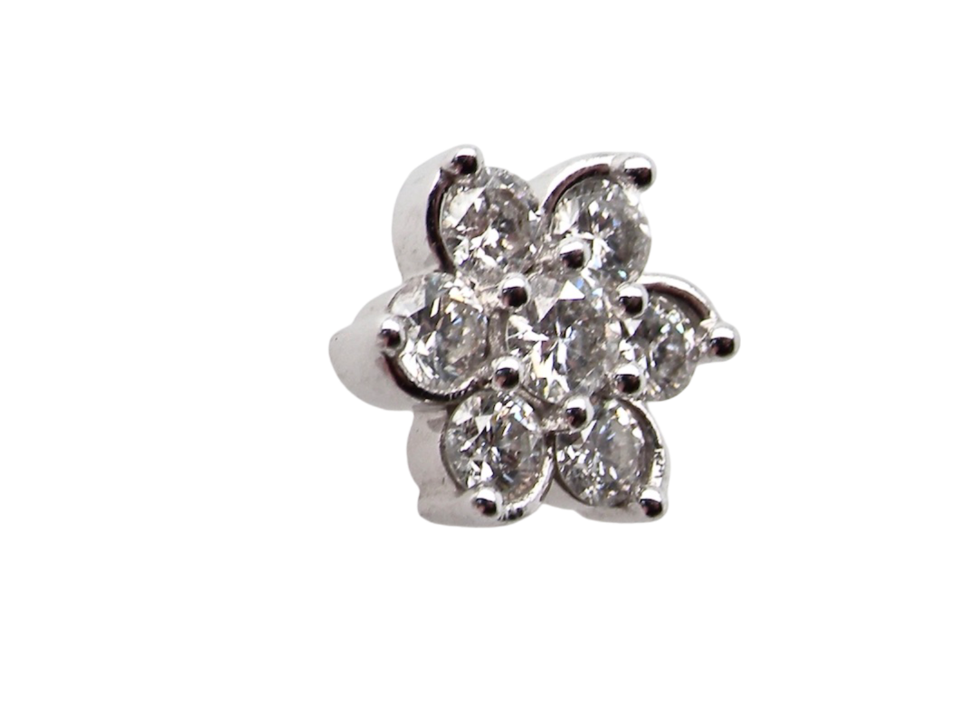 diamond cluster earrings
