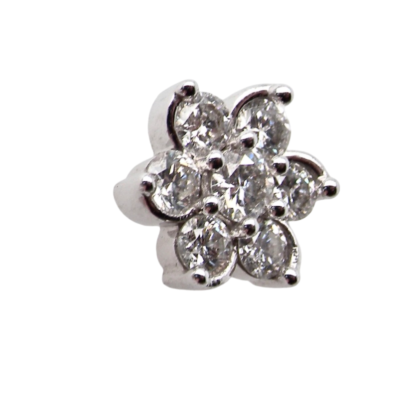 diamond cluster earrings