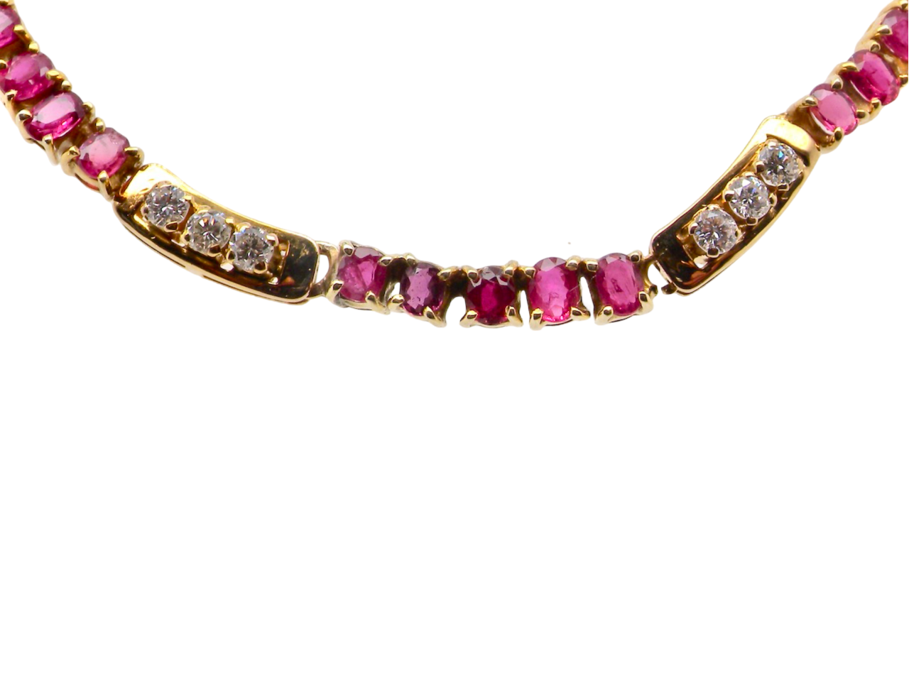 Ruby and Diamond Necklace