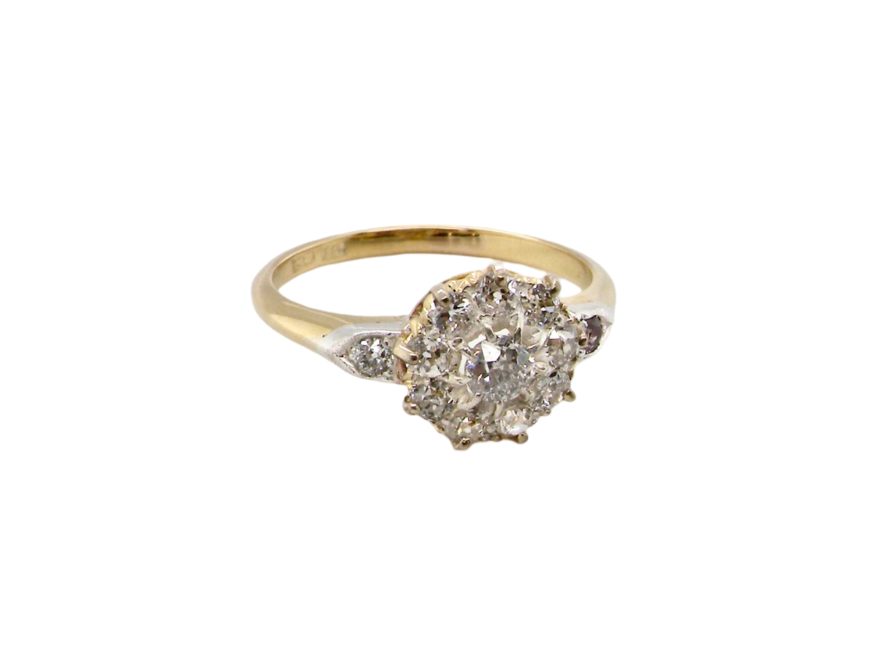 A 19th century diamond ring