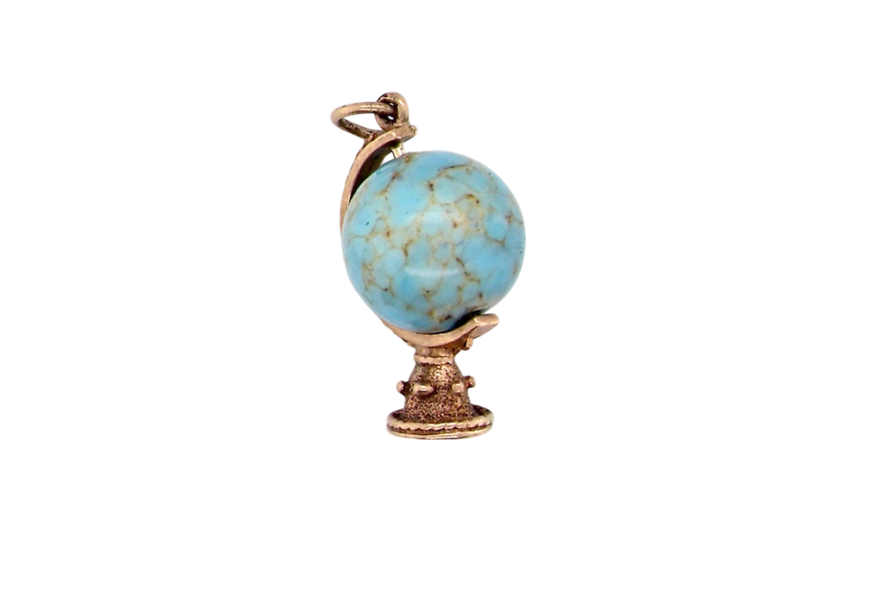 A globe charm