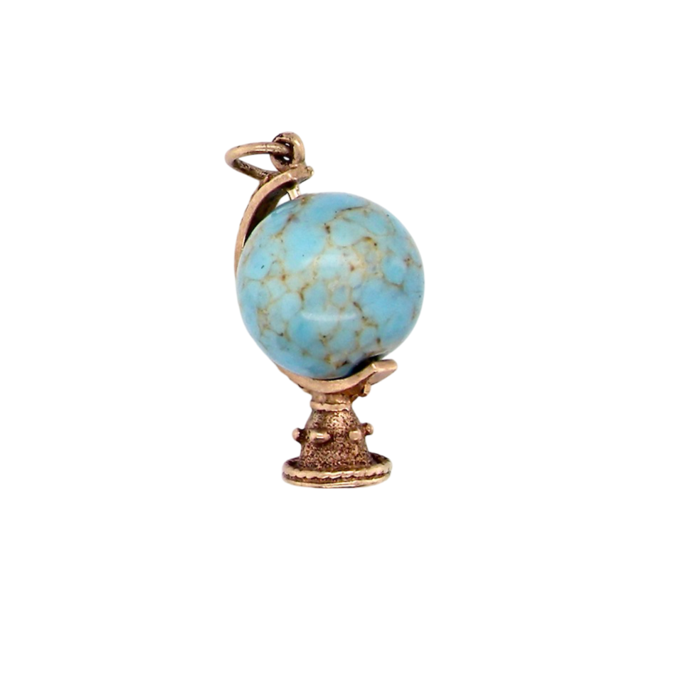 A globe charm