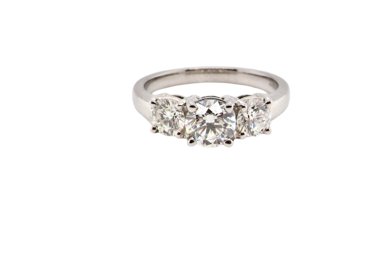 A fine and impressive trilogy Diamond Ring