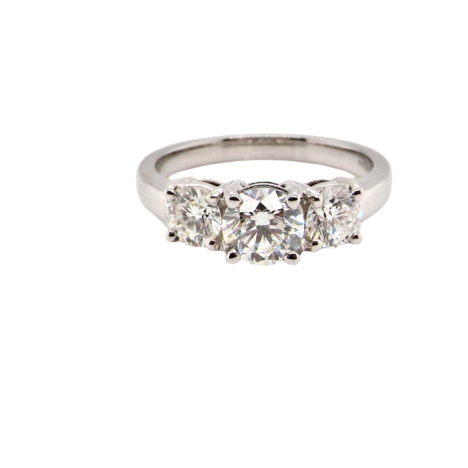 A fine and impressive trilogy Diamond Ring
