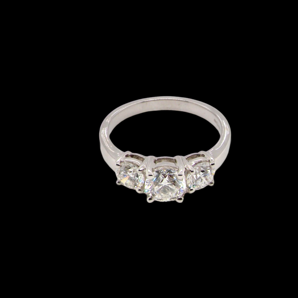 3 stone trilogy Diamond Ring