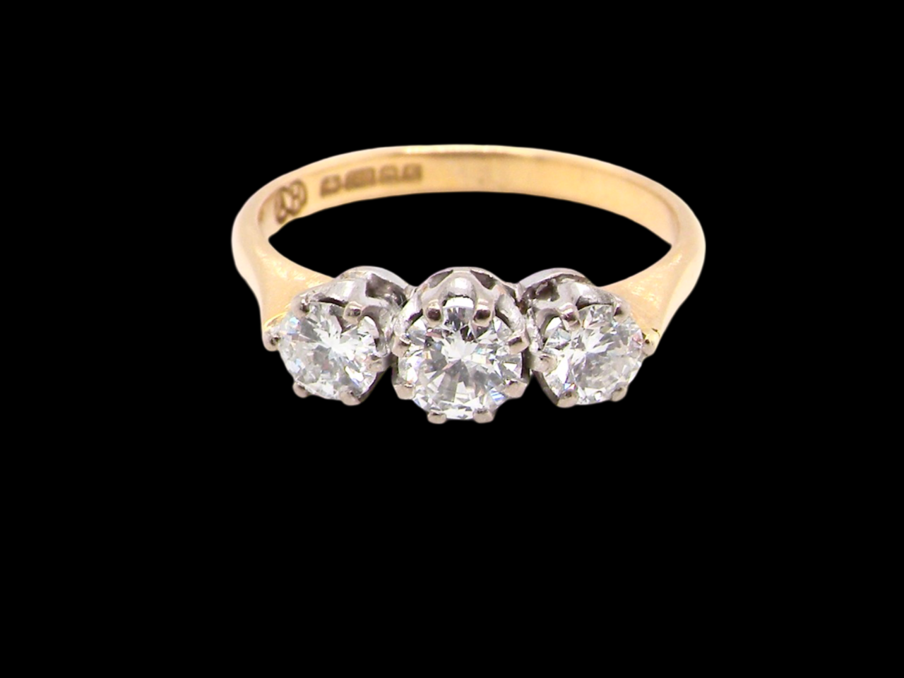 three stone Diamond Ring