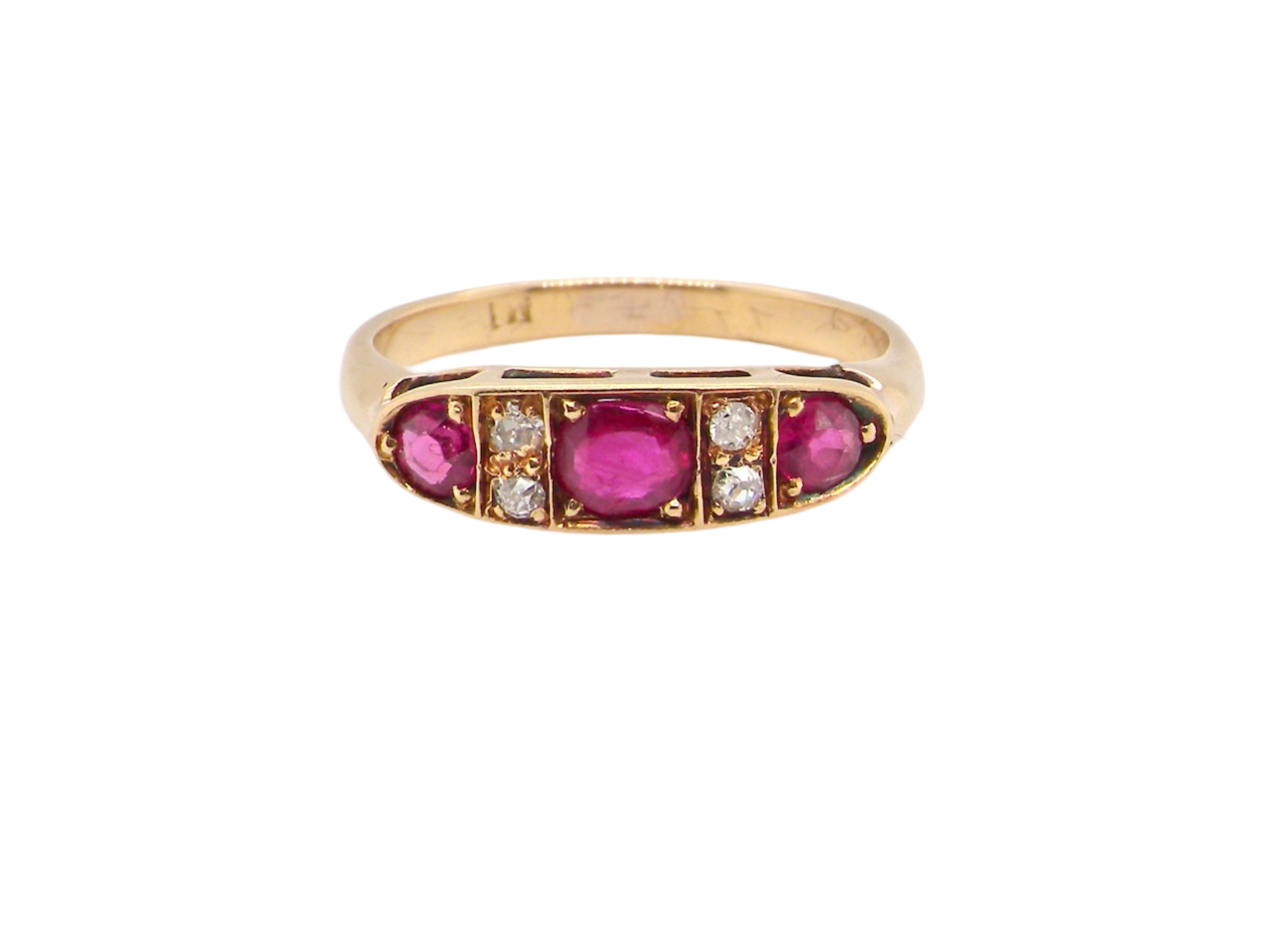 An early 20th century Ruby and Diamond Ring