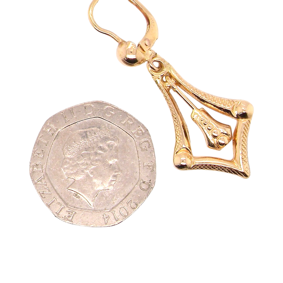 gold earrings