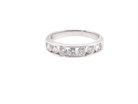 A half hoop Diamond Eternity Ring